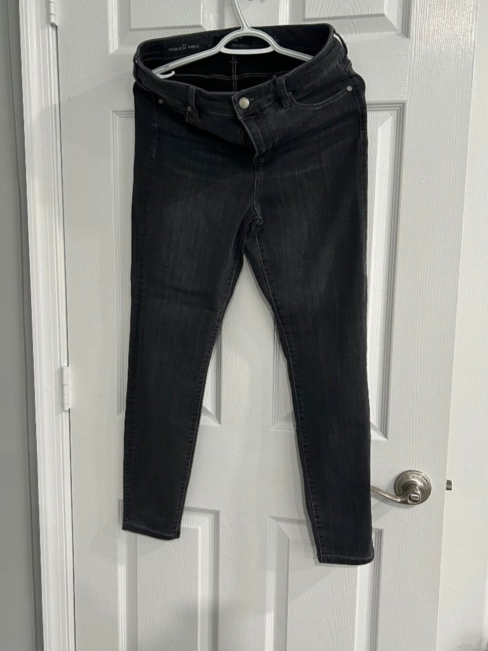 Women's Liverpool Black-Washed Denim Jeans - Size 10/39